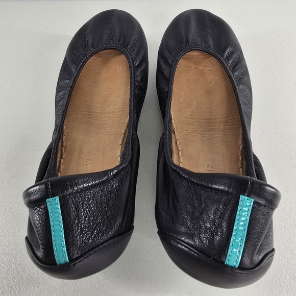 Tieks by Gavrieli Black Leather Ballet Flats Size 12 - Picture 3 of 7